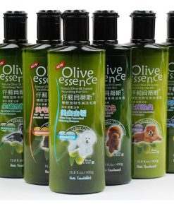 Sữa tắm cho chó mèo Olive Essence chai 450ml giúp dưỡng lông khử mùi