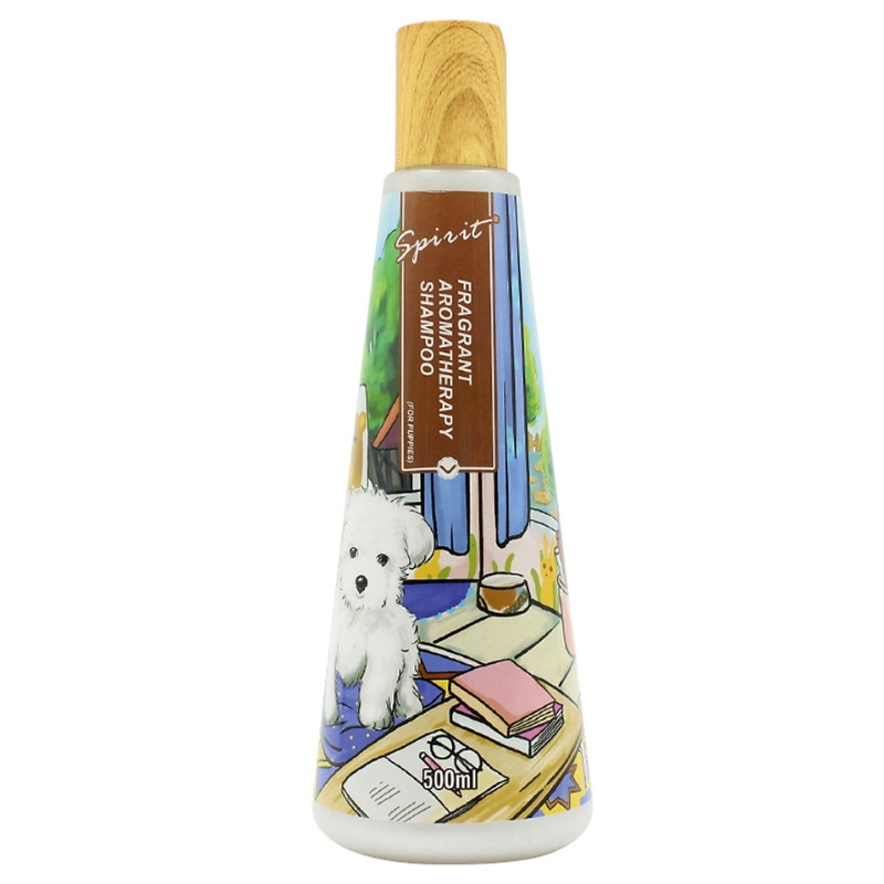 Sữa tắm Spirit nắp gỗ 500ml dành cho chó mèo và thú cưng Sữa Tắm Cho Thú Cưng Làm Mượt Lông, Giảm Da Ngứa - Ảnh 5