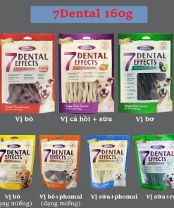 Alternative view of Xương Gặm Sạch Răng Cho Chó 7 Dental Effect 160g Nhiều Vị Hỗ Trợ Vệ Sinh Răng Miệng