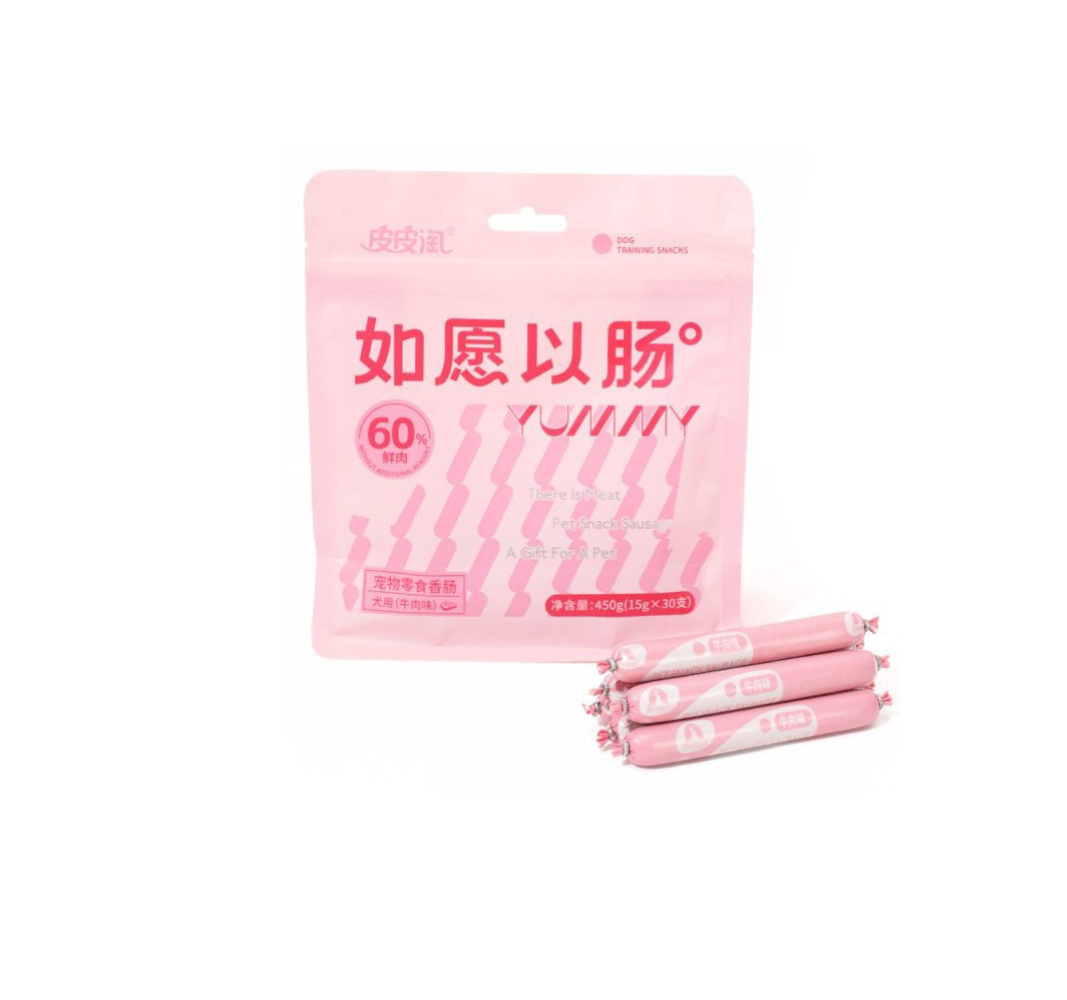 Snack cho chó mèo Xúc Xích Taotaopet Gói 450gr - Ảnh 2