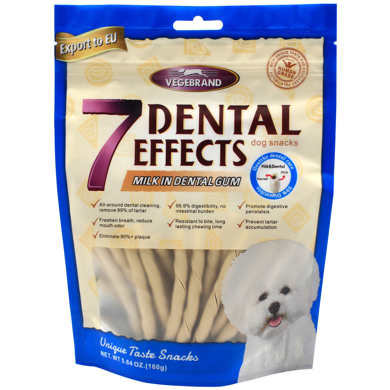 Xương Gặm Sạch Răng Cho Chó 7 Dental Effect 160g Nhiều Vị Hỗ Trợ Vệ Sinh Răng Miệng - Ảnh 3