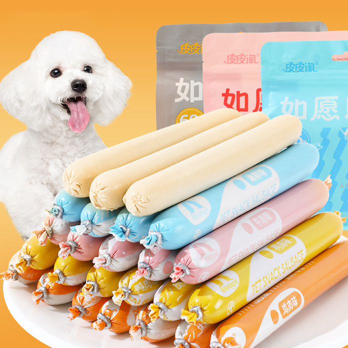 Snack cho chó mèo Xúc Xích Taotaopet Gói 450gr