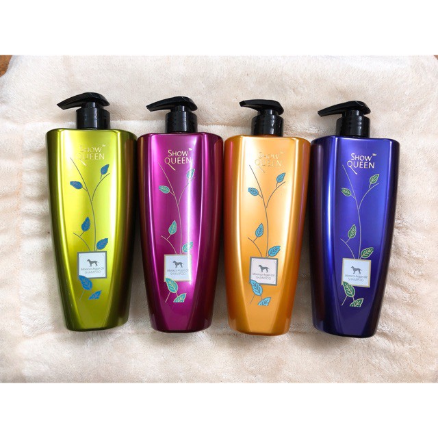 Sữa tắm cho chó mèo ShowQueen 500ml tinh dầu, hương nước hoa giúp lưu hương lâu