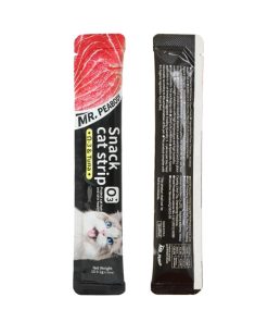 Súp Thưởng cho mèo Snack Cat Strip Mr.PeaBody mượt lông, bổ sung dinh dưỡng tăng cân cho thú cưng 15g (10-50 thanh) - Ảnh 3