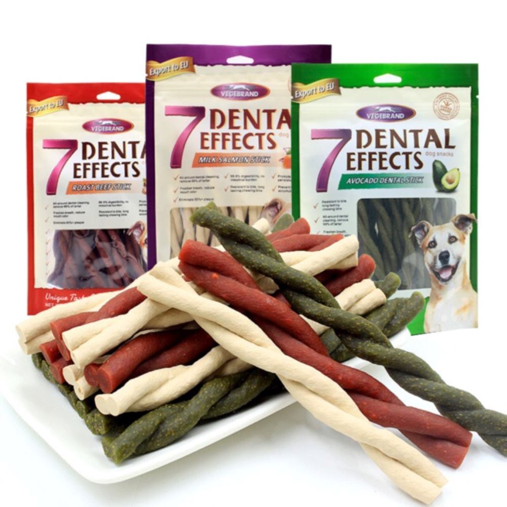 Xương Gặm Sạch Răng Cho Chó 7 Dental Effect 160g Nhiều Vị Hỗ Trợ Vệ Sinh Răng Miệng - Ảnh 4